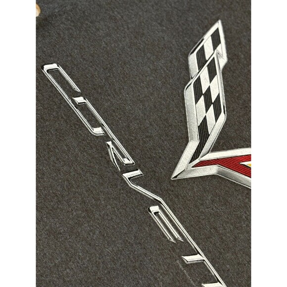 Corvette graphic t-shirt, charcoal gray, great pre-loved condition, men's size L - Picture 7 of 7